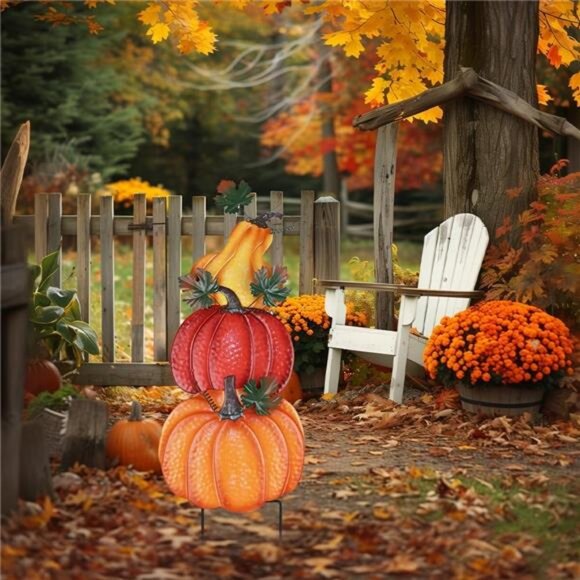 Fall Decorations for Home Outdoor, 36" Decorative Garden Stakes - Picture 5 of 7